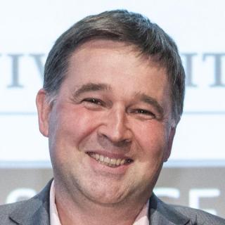 Christopher Jaroniec presenting at an event