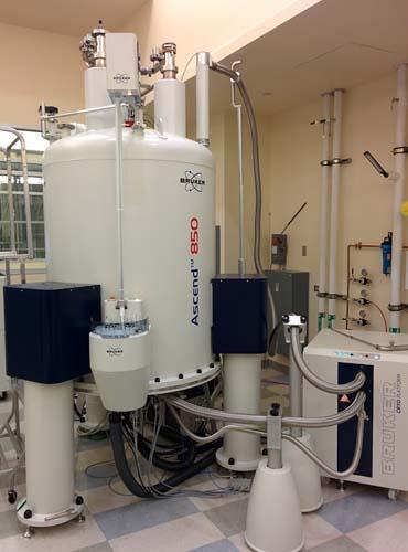 Bruker Avance III HD Ascend 850 MHz in the lab