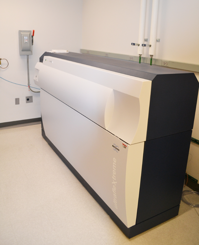 Bruker ultrafleXtreme MALDI-TOF-TOF MS with Proteineer fc II for LC-MALDI and ImagePrep in the lab
