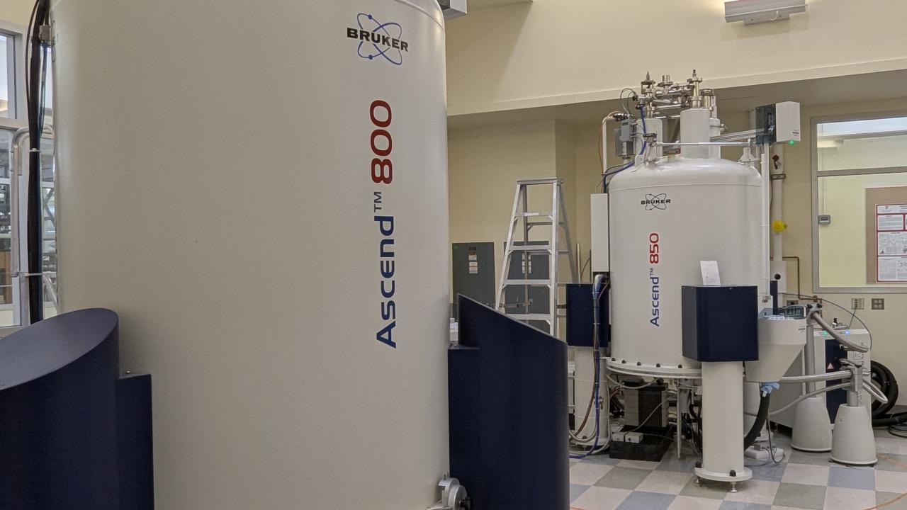 CCIC 800 and 850 MHz NMR spectrometers